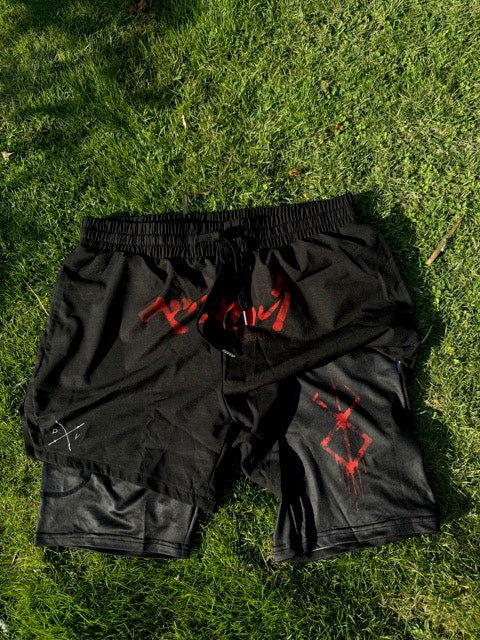 Berserk 2 in 1 Training Shorts - Powerlifting Vault