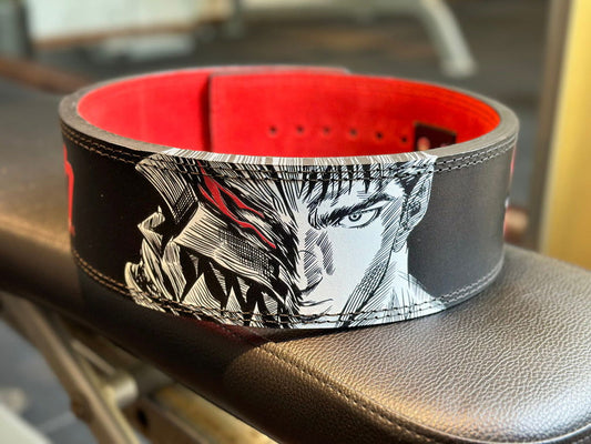 13MM Berserk Lever Belt Anime Lifting Belt [Upgraded Lever] - Powerlifting Vault