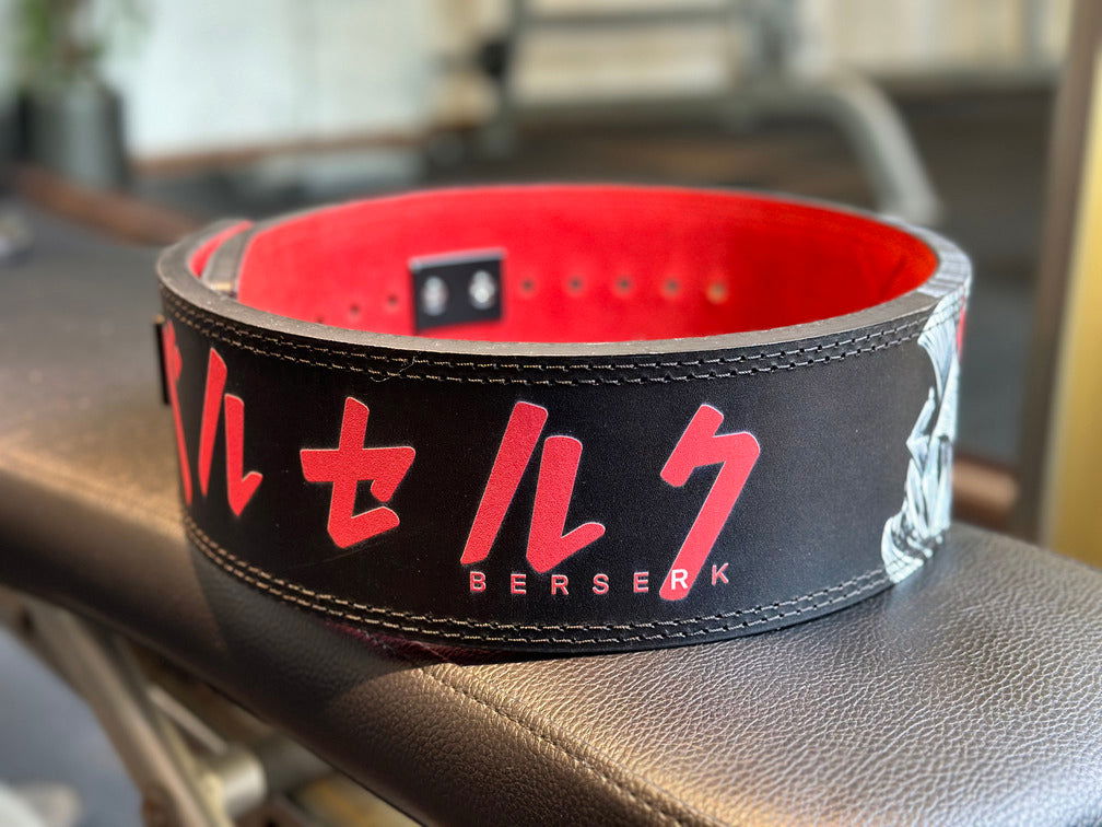 13MM Berserk Lever Belt Anime Lifting Belt [Upgraded Lever] - Powerlifting Vault