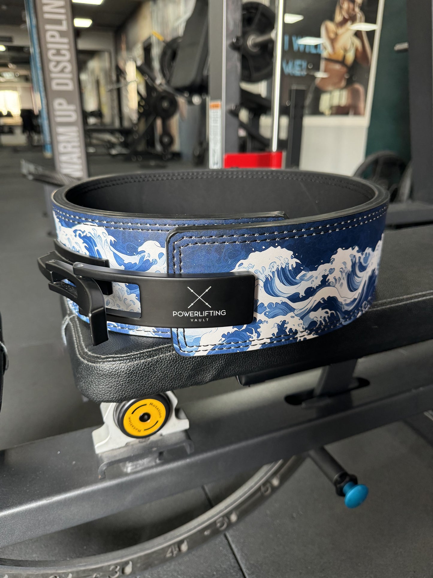 13MM Japanese Waves Lever Belt Anime Lifting Belt [Upgraded Lever]