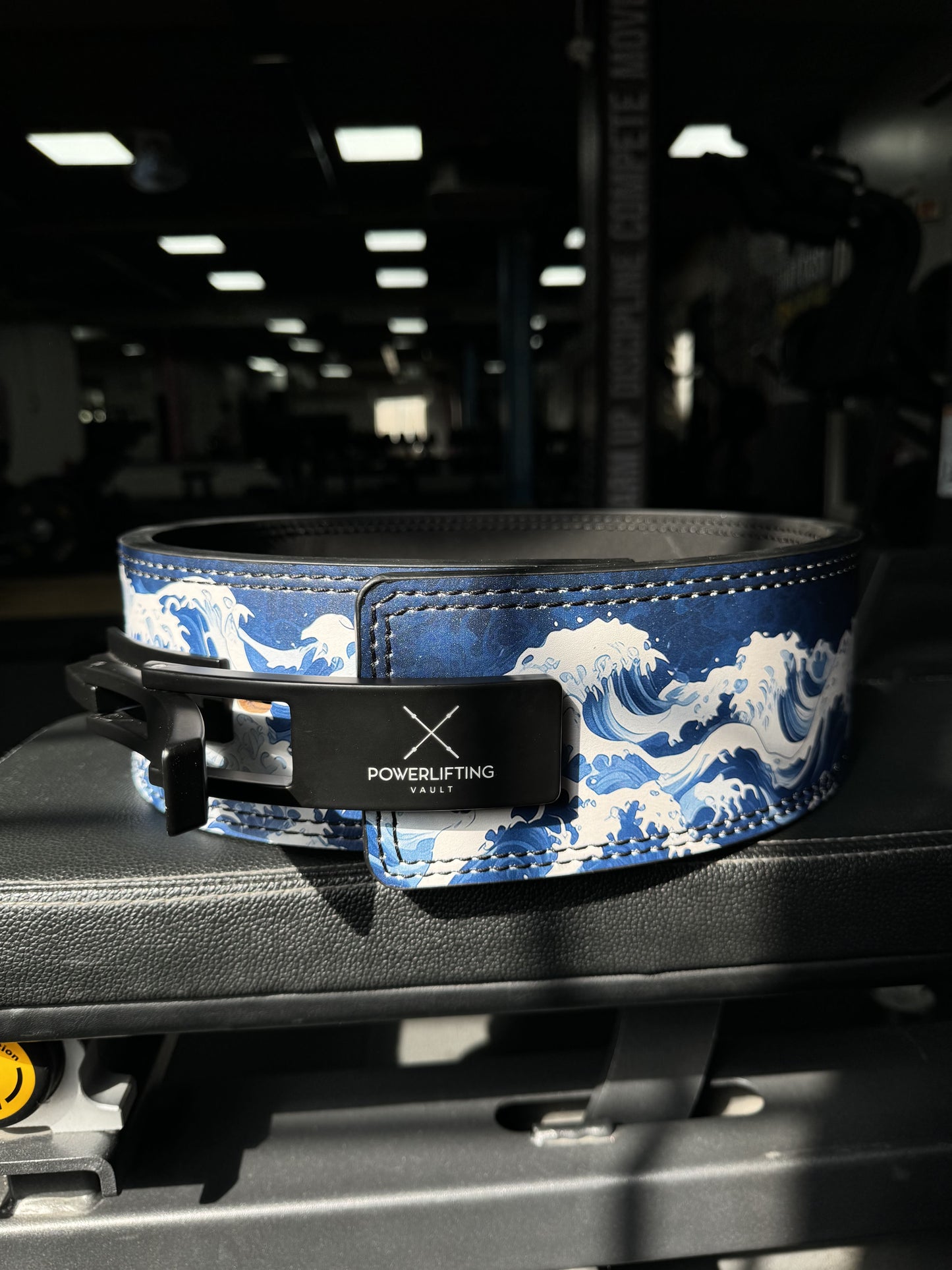 13MM Japanese Waves Lever Belt Anime Lifting Belt [Upgraded Lever]