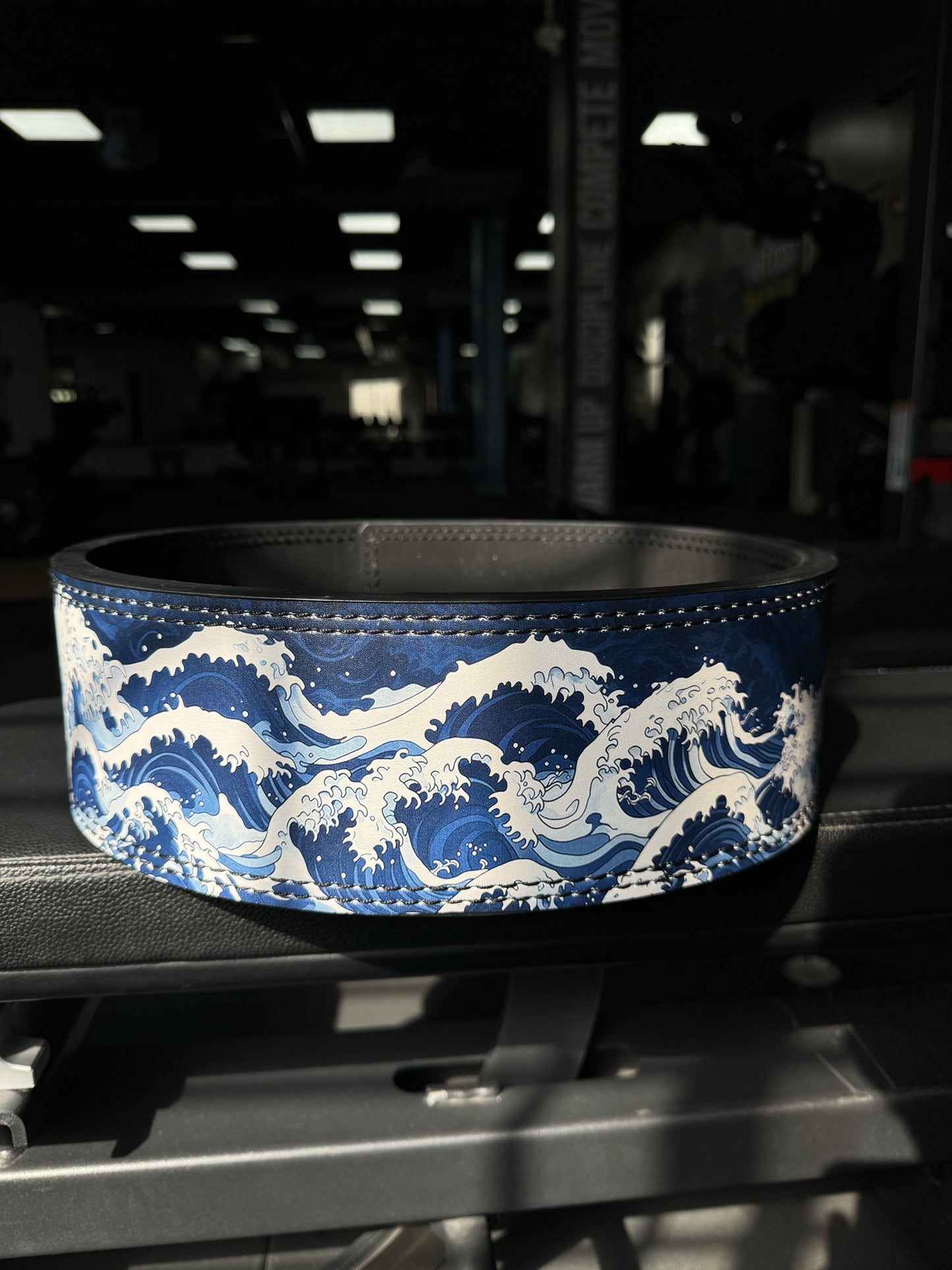 13MM Japanese Waves Lever Belt Anime Lifting Belt [Upgraded Lever]