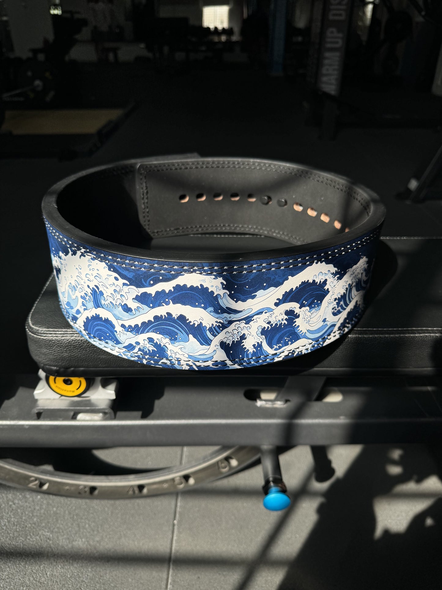 13MM Japanese Waves Lever Belt Anime Lifting Belt [Upgraded Lever]