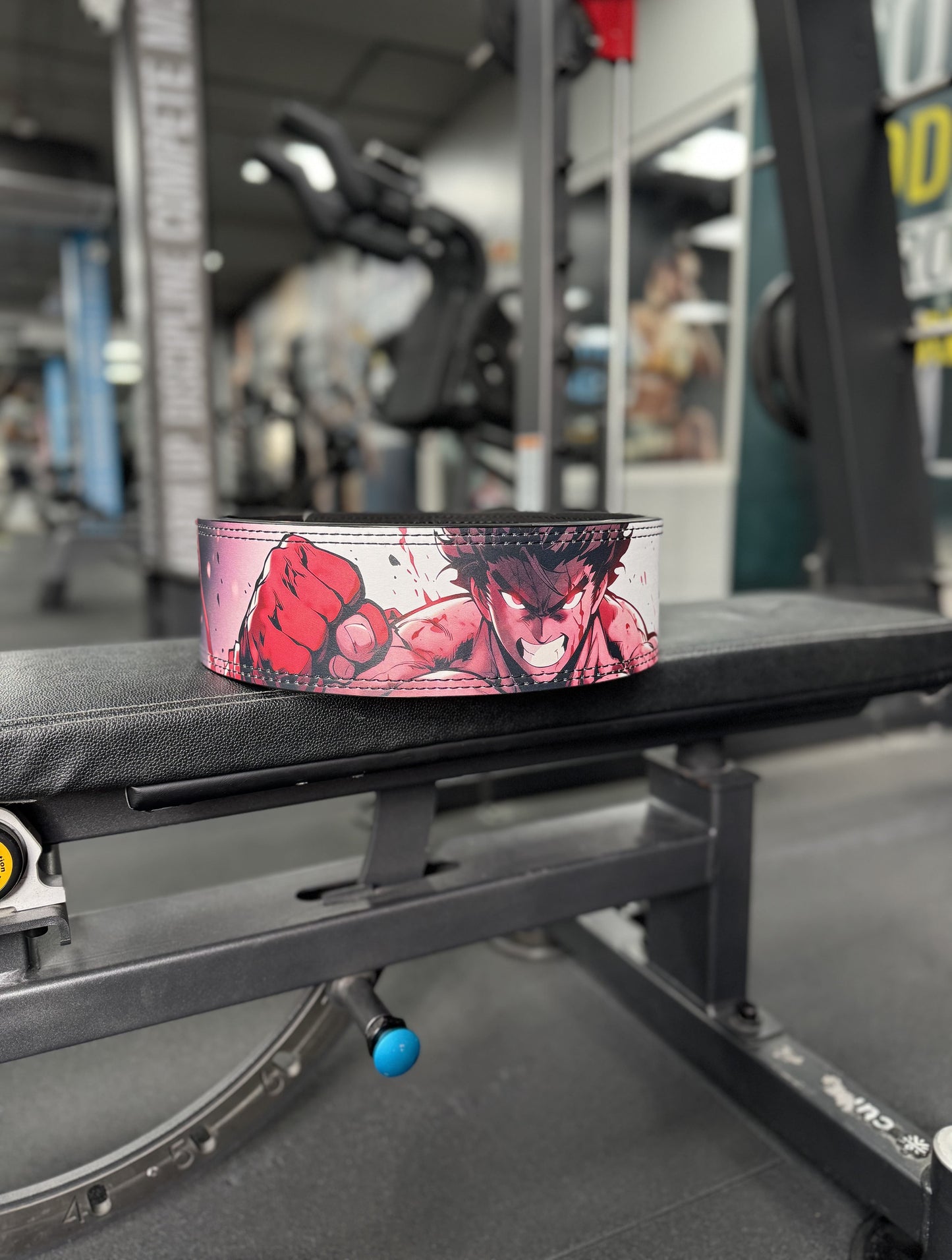 13MM Baki Hanma Grappler Lever Belt Anime Lifting Belt [Upgraded Lever]