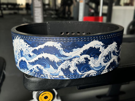 13MM Japanese Waves Lever Belt Anime Lifting Belt [Upgraded Lever]